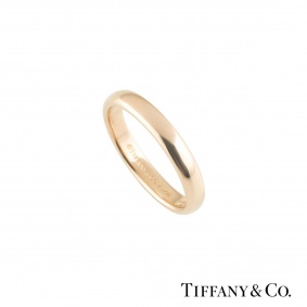 Tiffany & Co. Rose Gold Elsa Peretti Stacking Band Ring Tiffany & Co. Rose Gold Elsa Peretti Stacking Band Ring